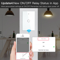 ZigBee przycisk dotykowy na ścianie inteligentny włącznik światła z neutralny/nie neutralny, nie kondensator inteligentne życie/Tuya 2/3 Way Control kompatybilny AlexaGoogle 5